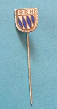 Emaillierte Bayern ,BRH ,Bundesverband Rettungshunde - Ehrennadel in Silber