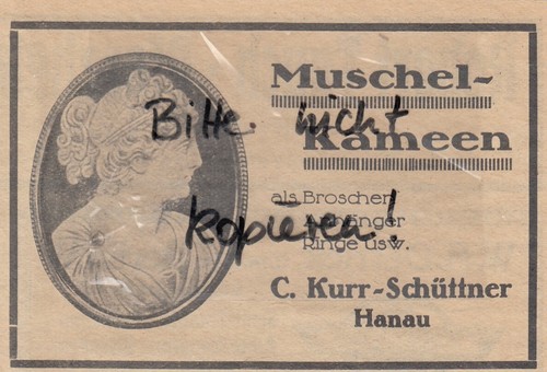 Hanau werbung 1920 - 1920,, c