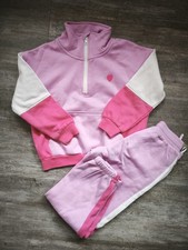 C&A Jogging Anzug Mädchen Gr.116 Top Zustand Warm Sweatshirt+ Hose Rosa