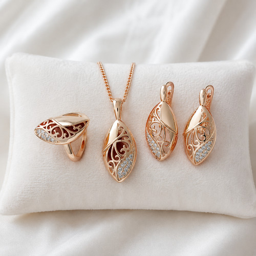 Schmuckset zirkon ring - zirkon,