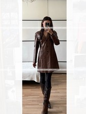 Madeleine / Ledermantel aus