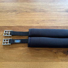 Euroriding Sattelgurt Neopren, Langgurt ohne Elastik, schwarz 130 cm 52 Zoll Top