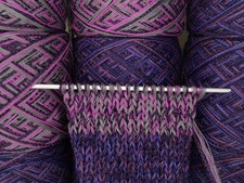 1140 gr Lila-Violett GARNPAKET Strickwolle Designergarn Wollpaket Strickjacke