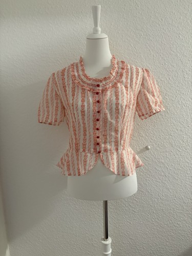 Handgefertigte vintage bluse - handgefertigte,