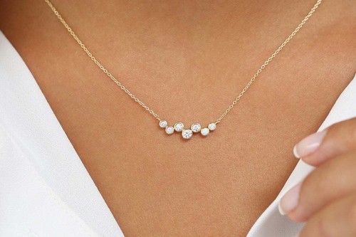 Diamant hals kette collier - hals,