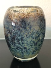 Art Deco Vase - WMF IKORA Entwurf Walter Dexel um 1930 Galaxie blau Stern Nebel