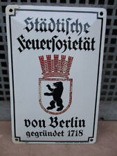 STÄDTISCHE FEUERSOZIETÄT von BERLIN gegr. 1719 EV.: 43 Da um 1935