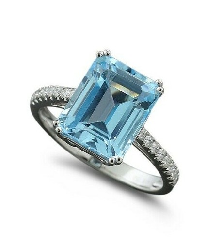 Blautopas brillant ring - blautopas, 4,35