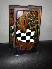 ROSENTHAL Studio-linie Buntglas Kerzenständer ca. 13×9 cm Schwer, Glas Alt