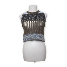 Zara, Tank­top, Größe: S, Mehrfarbig, Grobstrick, Damen #ipM