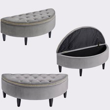 Bank grau 108x40x43cm Heine