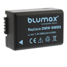 Blumax Akku passend für Panasonic DMW-BMB9  Lumix  DMC-FZ150, DC-FZ82  890 mAh 