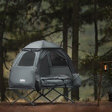 SoBuy Feldbett mit Zelt 7in1 Wurfzelt Wasserdichtes Campingbett OGS32-HG