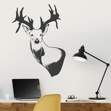  Wandtattoo Hirschkopf, Reh