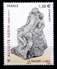 "Der Kuss",  Skulptur von Auguste Rodin (1840- (1872-1954). 1W. Frankreich 2017