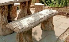 Steinbank holz bank - holz,