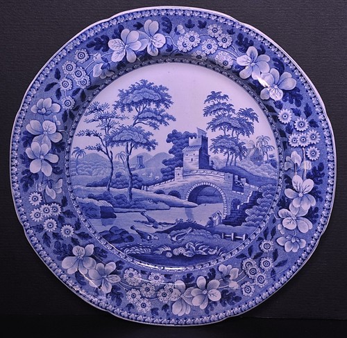 Antiker teller blau - antiker, &
