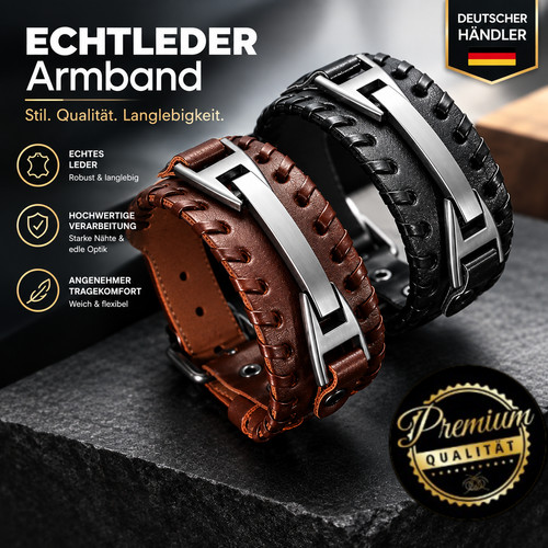 Lederarmband für herren - lederarmband,