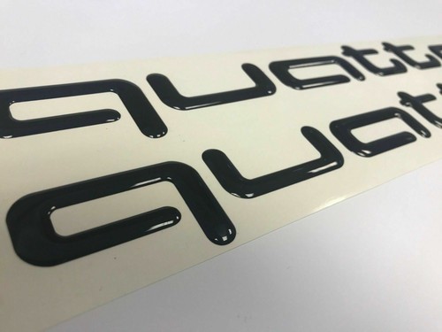 Audi quattro aufkleber - x,