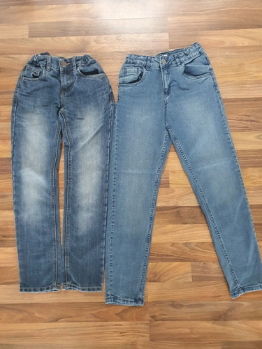 Jeans 152 blau - 2,
