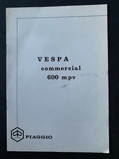 VESPA  PIAGGIO   Transporter Car   commercial  600 mpv  Prospekt ca  197x   RAR
