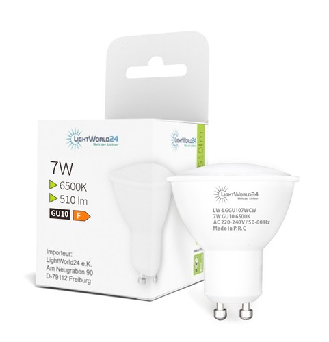 Gu10 glühbirnen lampe - gu10, 7w