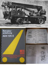 NVA HANDBUCH ADK 125 TRAKRAF,BABELBERG,IFA W50,L60,FORTSCHRITT