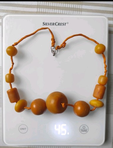 Bakelit halskette collier - bakelit,