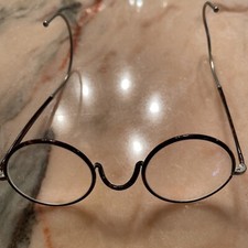 Herren Brille Rund Braun