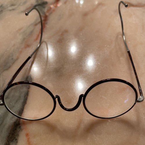 Herren brille rund braun - herren,