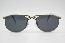 Vintage Sonnenbrille Leonhard de Neffe 728 Mehrfarbig Gold Oval sunglasses