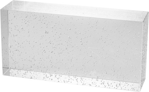 Glasziegel 20x10x5cm crystal - glasziegel,