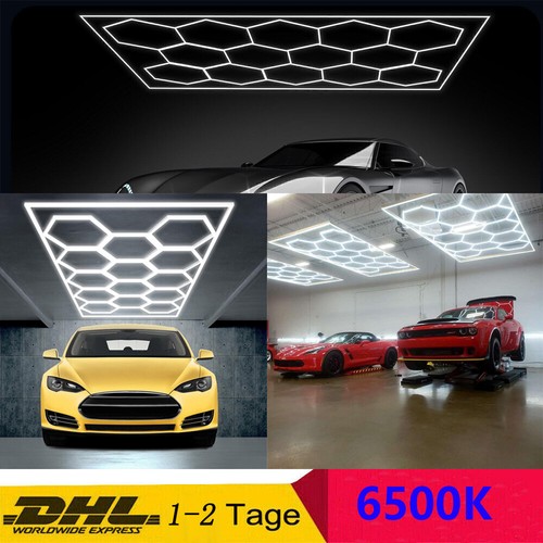 6500k led hexagon lampe garage - hexagon,