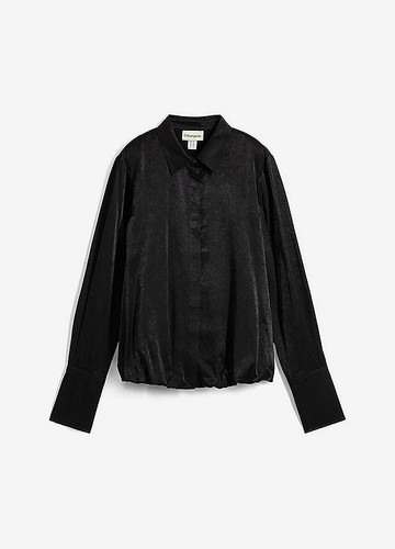 Satinbluse 46 schwarz - 46,