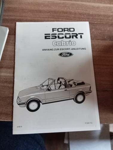 Ford escort cabrio - escort,