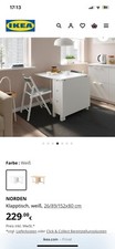 IKEA Tisch / Klapptisch Norden weiß guter Zustand
