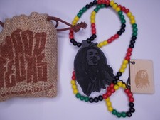 Wood Fellas Halskette Bob Marley Echtholz