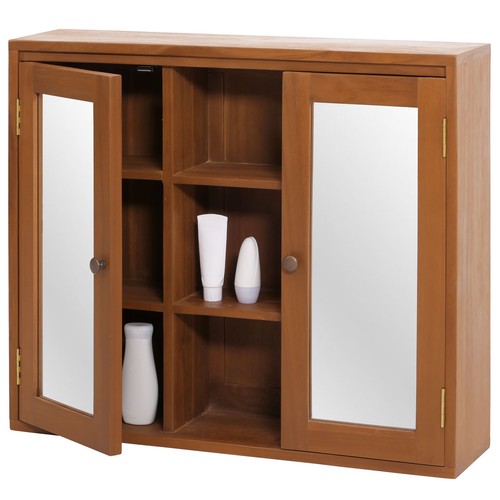 Teak spiegelschrank hwc - teak-spiegelschrank, hwc-m85