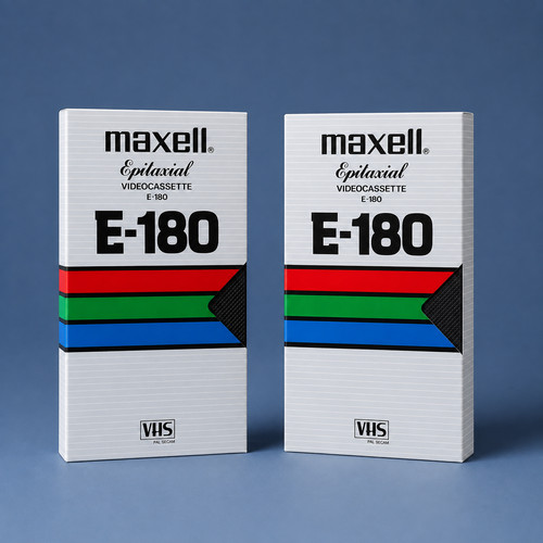 Maxell epitaxial 180 vhs - e-180,