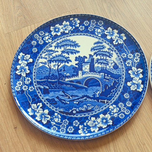 Spode blue tower - tower, porzellan