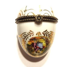 Limoges Porzellan Ei Sammler Ei, guter Zustand