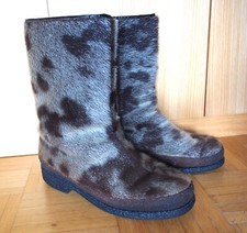 Damen Stiefel, Gr. 41, Pelz