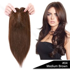 Dick Indisches Echthaar Topper Toupee Extensions Clip In Blond Toupet Haarteil W