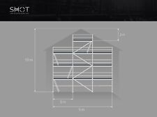 Neu 10x9m scaff 74 Baugerüst