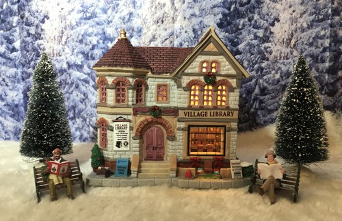 Lemax village library - lemax,