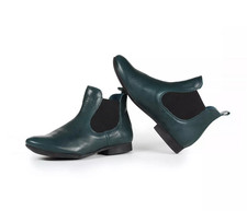 THINK! GUAD 2 Business Chelsea Leder Boots Blogger petrol TOP NP 179.90 €