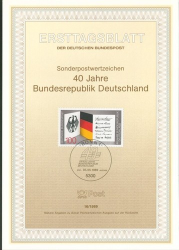 Eb16 ersttagsblatt 40 - eb16.89,