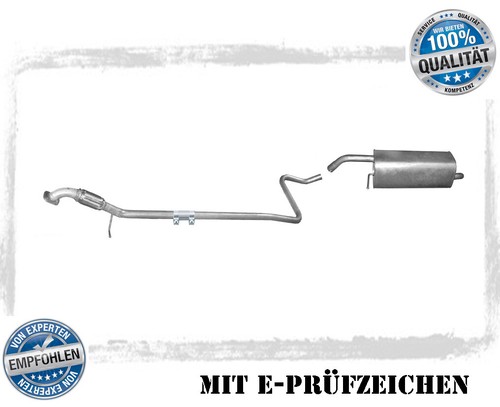Auspuffanlage für ford fiesta - auspuffanlage,
