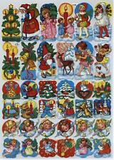 # GLANZBILDER  # EF 7150, 36 tolle Weihnachtsbilder Motiv 50er Jahre, Basteln !#