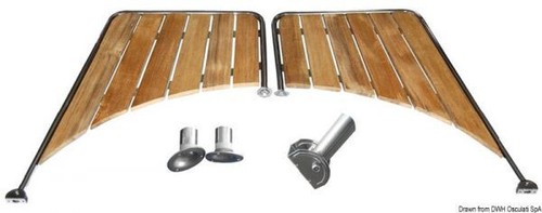 Badeplattform runden heck - f.,